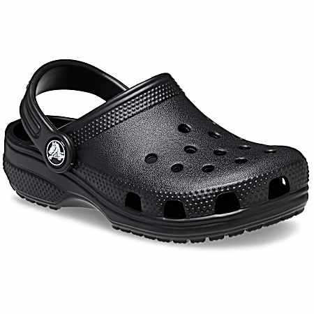 Kids' Classic Black Clogs