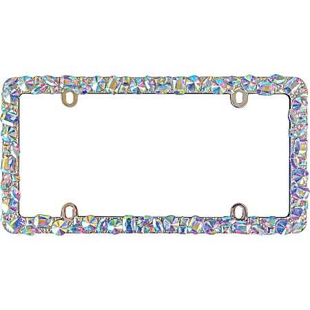 Dazzle Chrome License Plate Frame