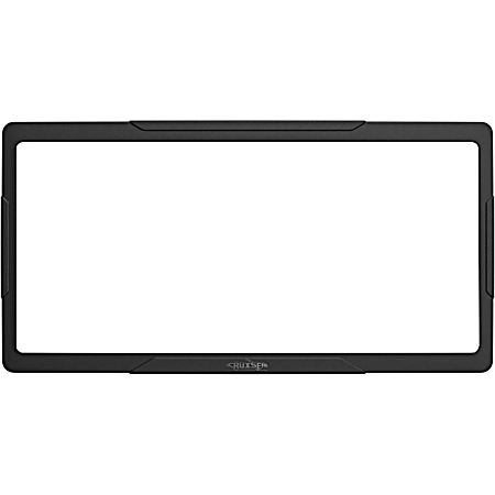 Black Silicone License Plate Frame