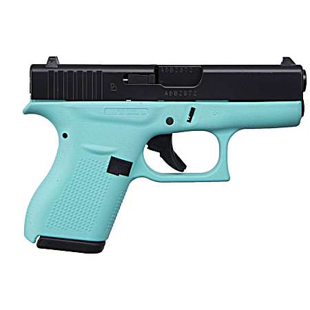 G42 Robins Egg Blue 380 Auto (ACP) Elite Black Cerakote Pistol