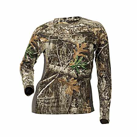 Women's Realtree Edge Lightweight Crew Neck Long Sleeve Tech Shirt