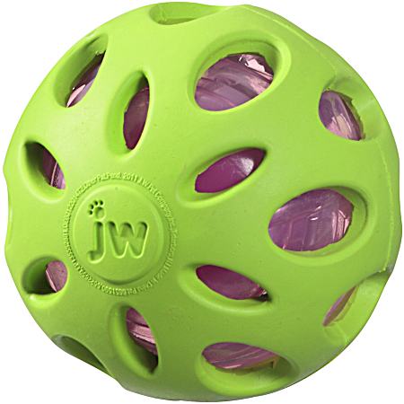 Medium Crackle Heads Crackle Ball Dog Toy - Assorted