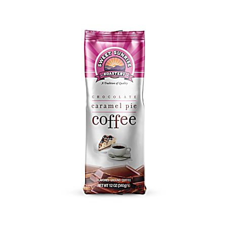 12 oz Sweet Sunrise Chocolate Caramel Pie Ground Coffee