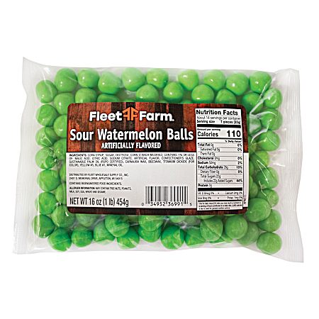 16 oz Sour Watermelon Balls
