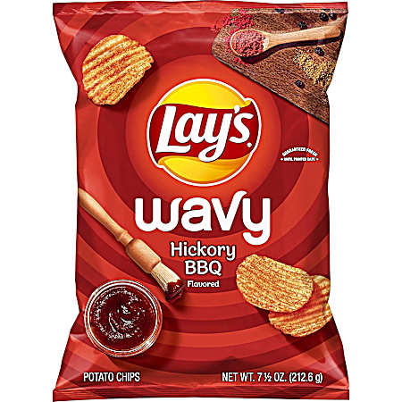 Hickory BBQ Wavy Potato Chips