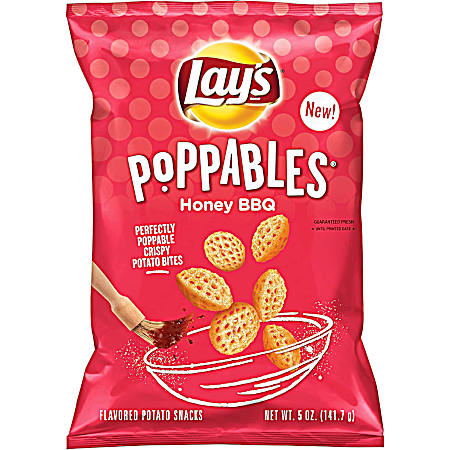 Poppables Honey BBQ Flavored Potato Snacks