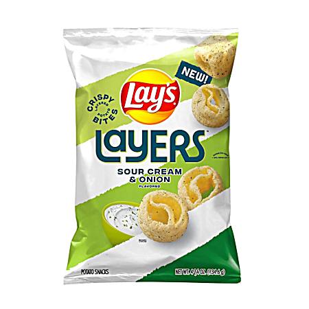 Layers Sour Cream & Onion Flavored Potato Snacks