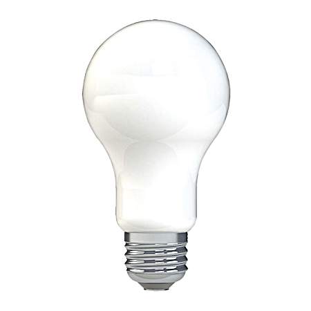12W LED A19 Soft White Frosted Glass Indoor Light Bulbs - 3 Pk