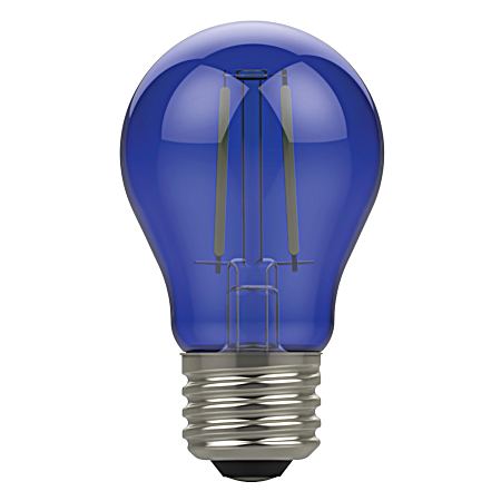 3W LED A15 Blue Clear Party Light Bulb - 1 Pk