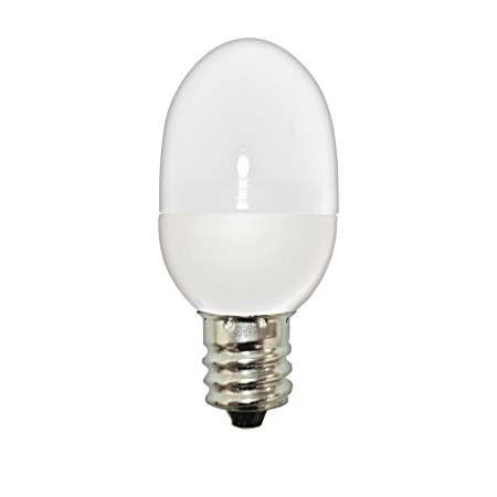 0.5W LED C7 Night Light Replacement Frosted Bulbs - 2 Pk