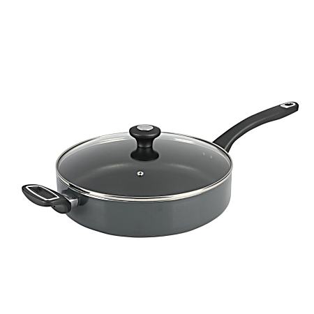 5 qt Grey Saute Pan with Lid