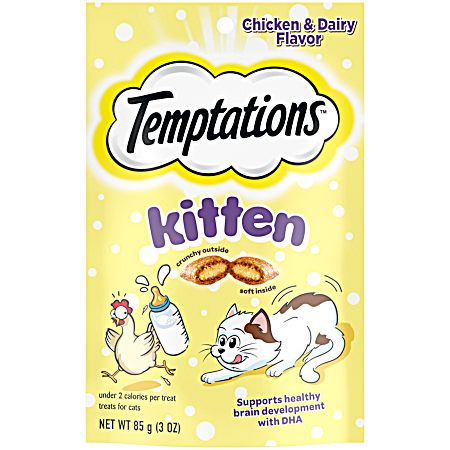 Kitten Chicken & Dairy Flavor Cat Treats 3 oz