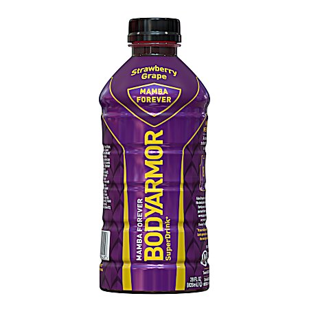 28 oz Strawberry Grape Mamba Forever Sports Drink