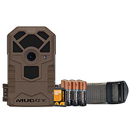 16MP Trail Cam Combo w/ Batteries & SD Card