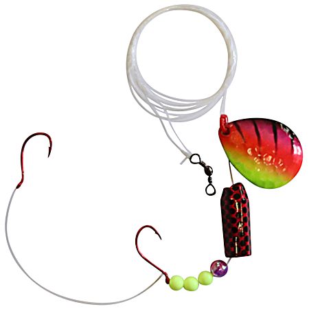 Spicy Rooster Rattlin' Walleye Spinner Rig