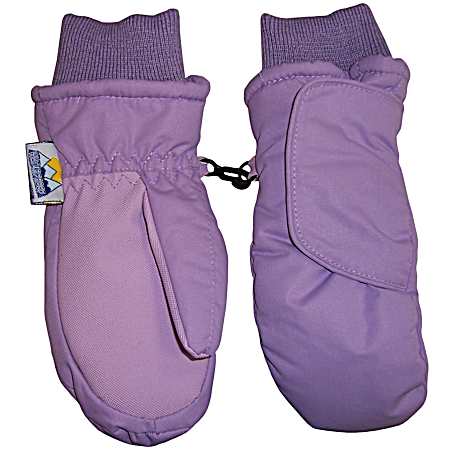 Kids Lavender Waterproof Mittens - Assorted Colors