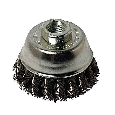 3 in Circular .014 Wire Cup Brush