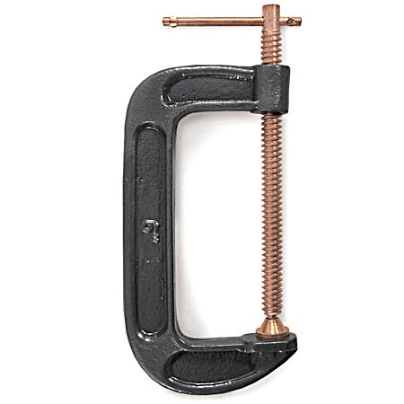 6 in C-Clamp w/ Copper-Plated Screw