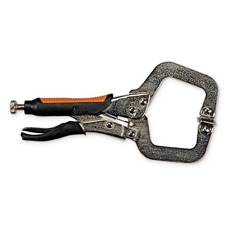 11 in Locking C-Clamp Pliers w/ Rubber Grip Handles