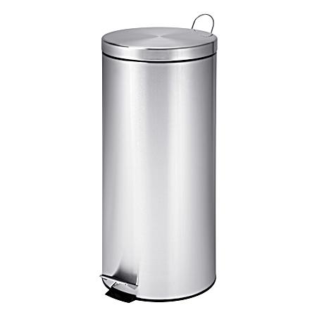 30L Round Stainless Steel Step Can