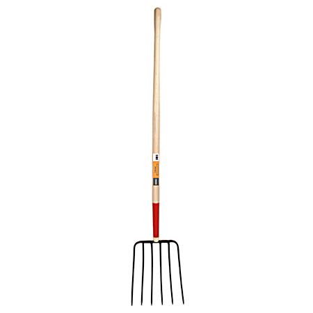 6-Tine Fork w/ Wood Handle