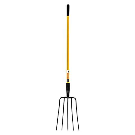 5-Tine Manure Fork w/ Fiberglass Handle