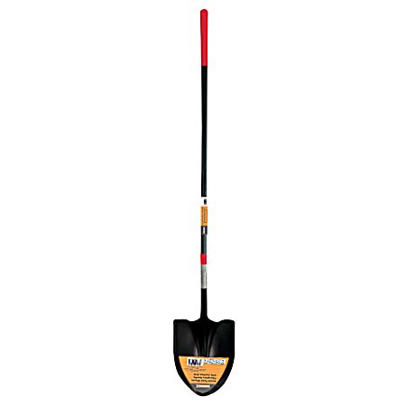Round Point Shovel Fiberglass Handle w/ Cushion Grip