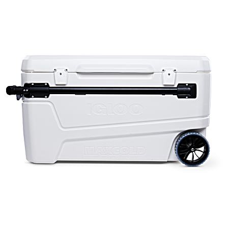 Glide Pro 110 qt White Wheeled Cooler