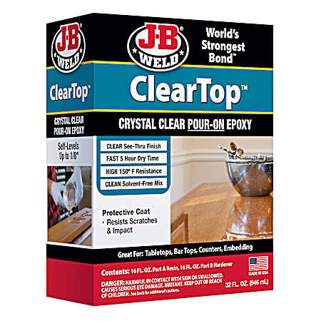 ClearTop Crystal Clear Pour-On Epoxy