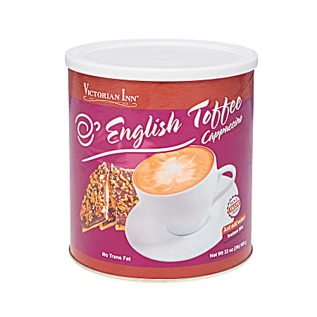 32 oz English Toffee Instant Cappuccino Mix