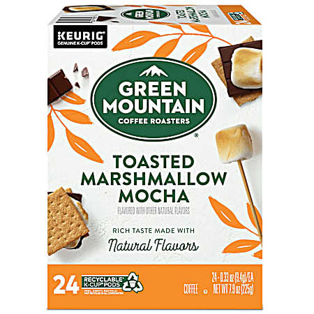 Toasted Marshmallow Mocha Light Roast K-Cup Pods - 24 Ct