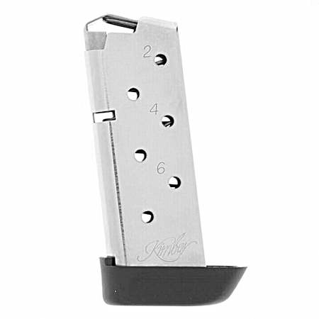 Micro 9mm 7-Round Extended Magazine - Silver