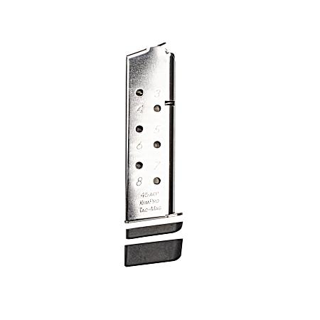 1911 .45 ACP 8-Round F/S TACPRO Magazine - Silver