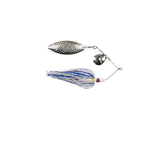 Blue Shad Willow Tandem Nickel Blade Spinner Bait