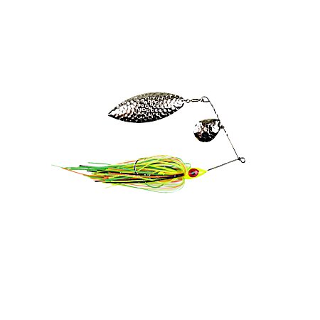 Firetiger Willow Tandem Nickel Blade Spinner Bait