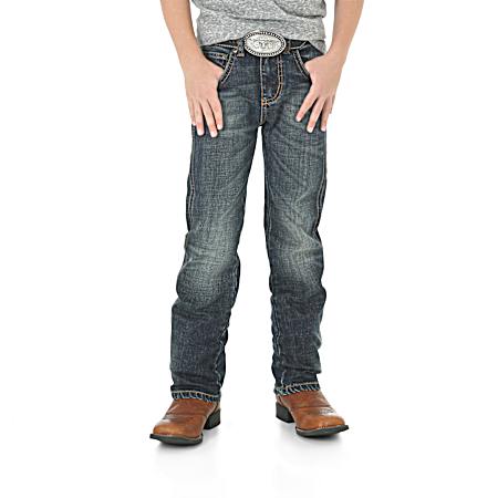Little Boys' Retro Bozeman Indigo Slim Fit Straight Leg Stretch Jeans