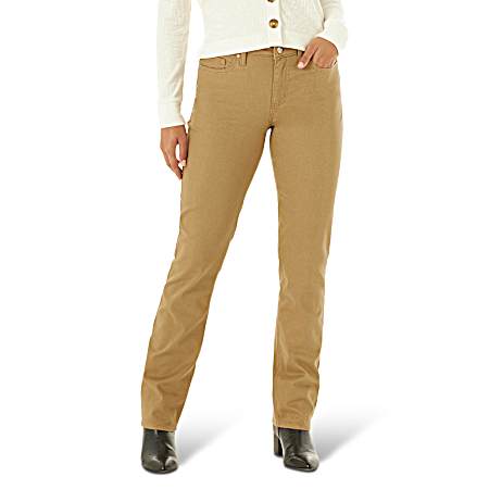 Women's Lee Legend Tigers Eye Regular Fit Mid-Rise Straight Leg Jeans