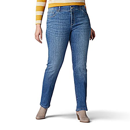 Lee Women's Plus Flex Motion Straight Leg Jean