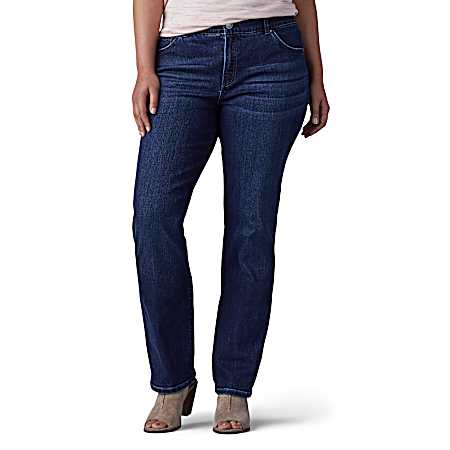 Lee Women's Plus Flex Motion Straight Leg Jean