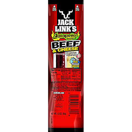 1.2 oz Jalapeno Sizzle Beef & Cheese Sticks
