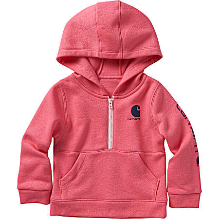 Toddler Graphic Logo Hooded 1/2 Zip Sweatshirt