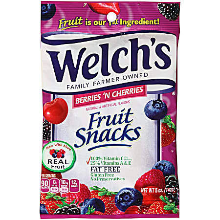5 oz Berries N Cherries Fruit Snacks