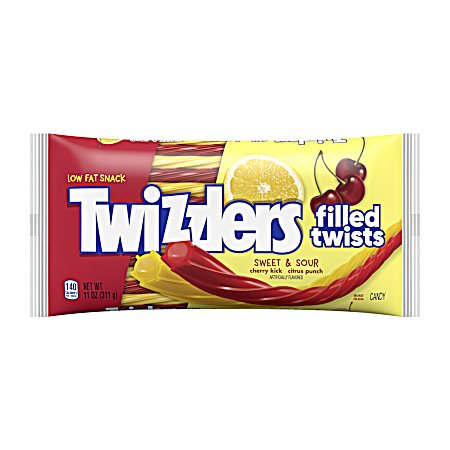 11 oz Filled Twists Sweet & Sour Candy