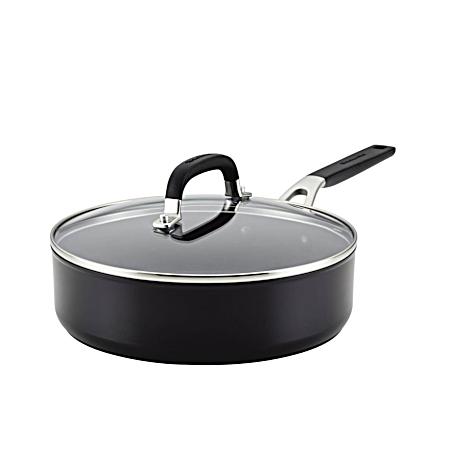 3 Qt. Black Saute Pan with Lid