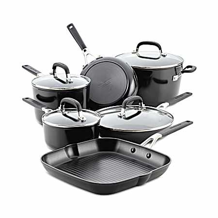 10 pc Nonstick Black Cookware Set