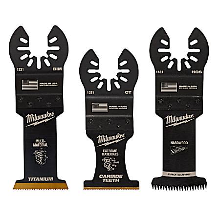 OPEN-LOK™ All Purpose Multi-Tool Blade Variety Pack - 3 Pc