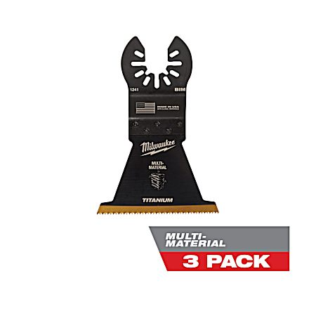 2-1/2 in 10 pk Universal Fit OPEN-LOK™ Titanium Enhanced Bi-Metal Multi-Material Blades