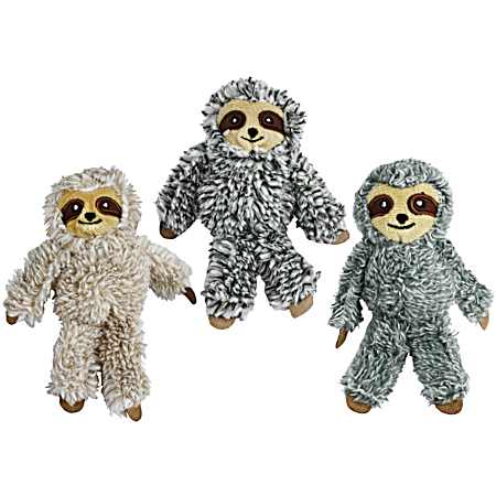5 in Sloth Cat Toy - Assorted