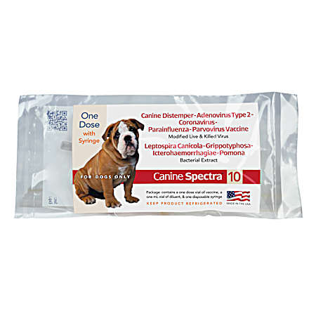 Canine Spectra 10 Vaccine for Dogs - 1 Dose