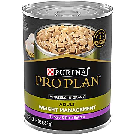 Pro Plan Specialized Adult Weight Management Turkey & Rice Entrée Wet Dog Food
